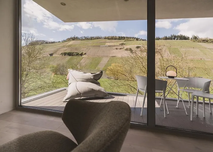 아파트 Steillage - Design Moselsuiten Mit Panoramablick Und 브라운버그